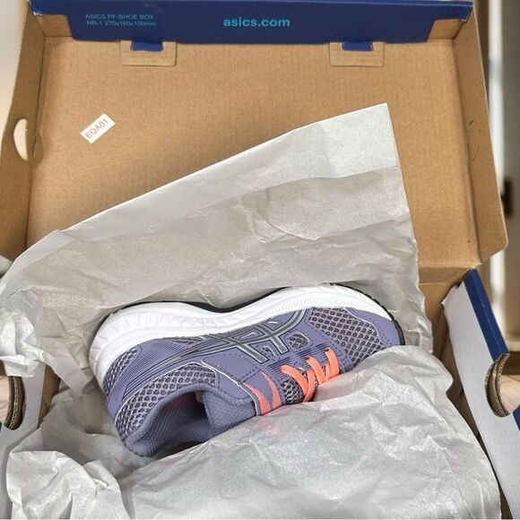 ASICS Youth Girl's CONTEND 5 PS ASH ROCK/SILVER Athletic Shoes Size 10 EU 27 - Picture 12 of 12